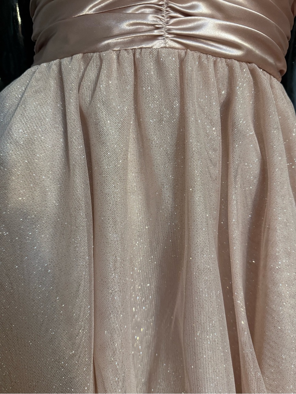 David’s Bridal Speechless Sparkle Dress size 3 - Picture 4 of 15